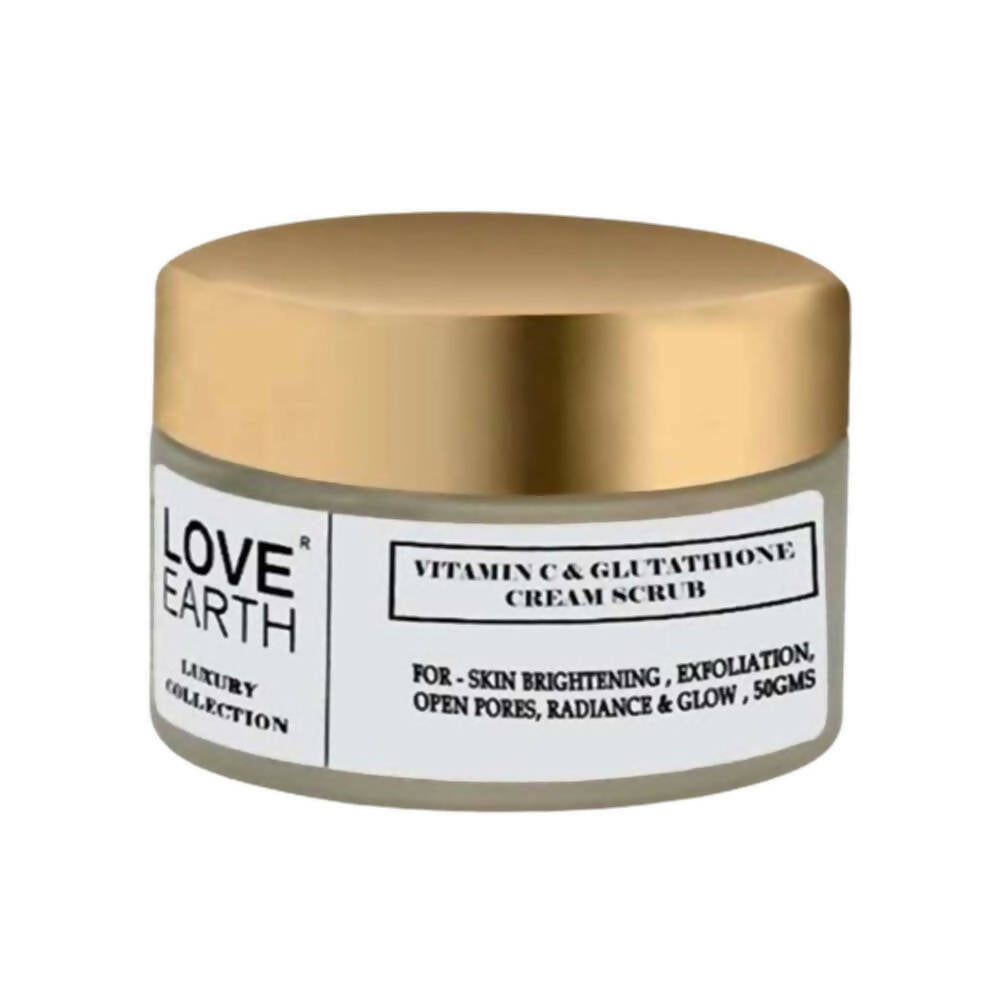 Love Earth Vitamin C & Glutathione Cream Scrub - Distacart