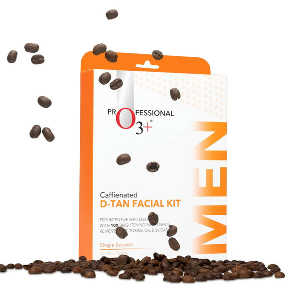Professional O3+ Caffeinated D-Tan Facial Kit - Distacart