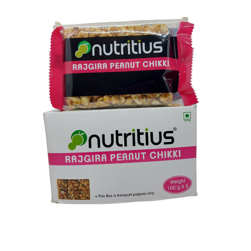 Nutritius Rajgira Peanut Chikki - Distacart