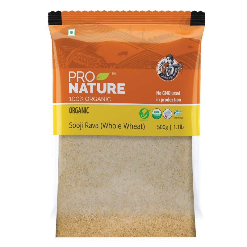 Pro Nature Organic Sooji / Rava (Whole Wheat)
