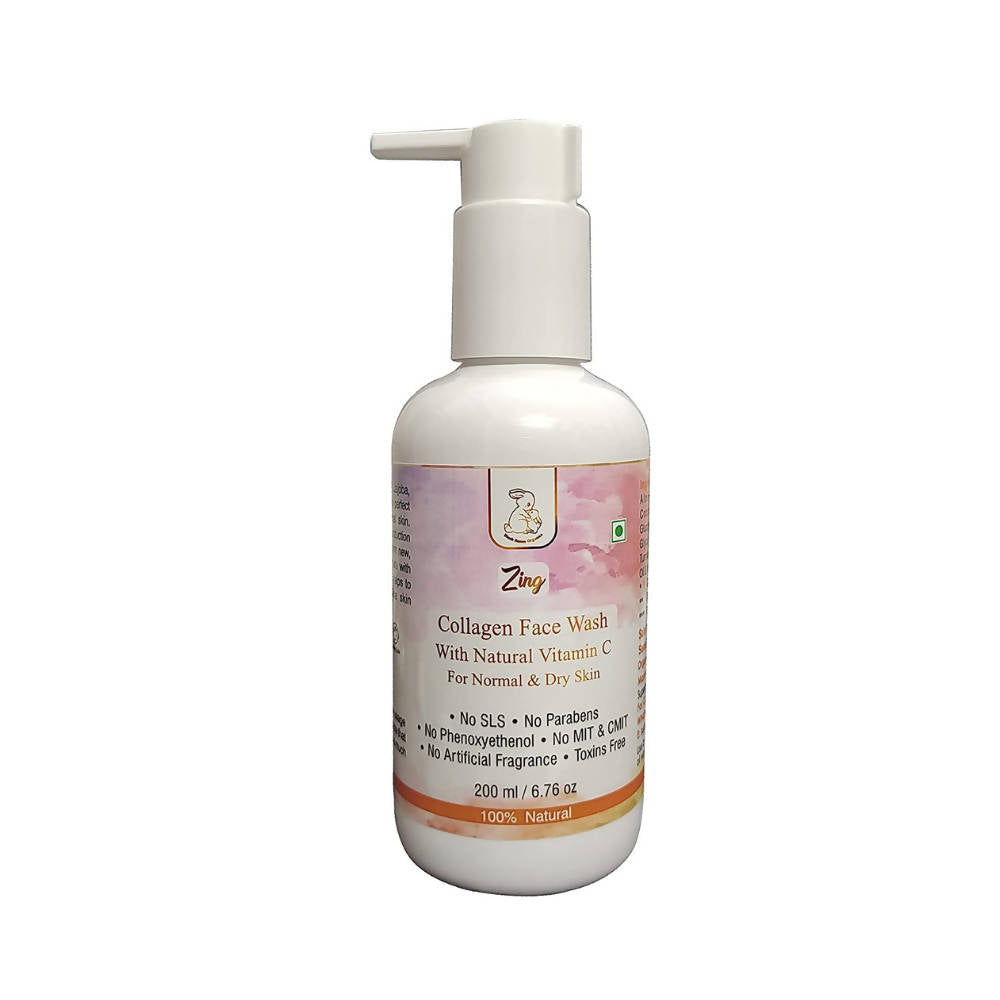 Blush Bunny Organies Zing Collagen Face Wash - Distacart
