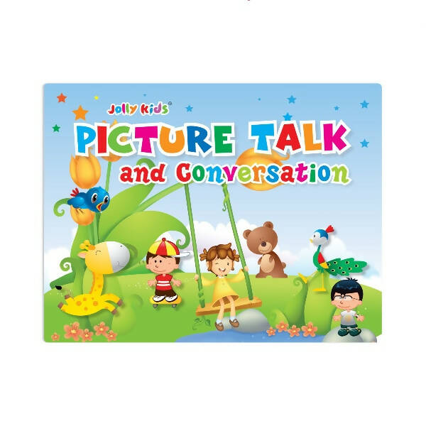 Jolly Kids Picture talk and Conversation Book for Kids| Age 2-6 Year - Distacart