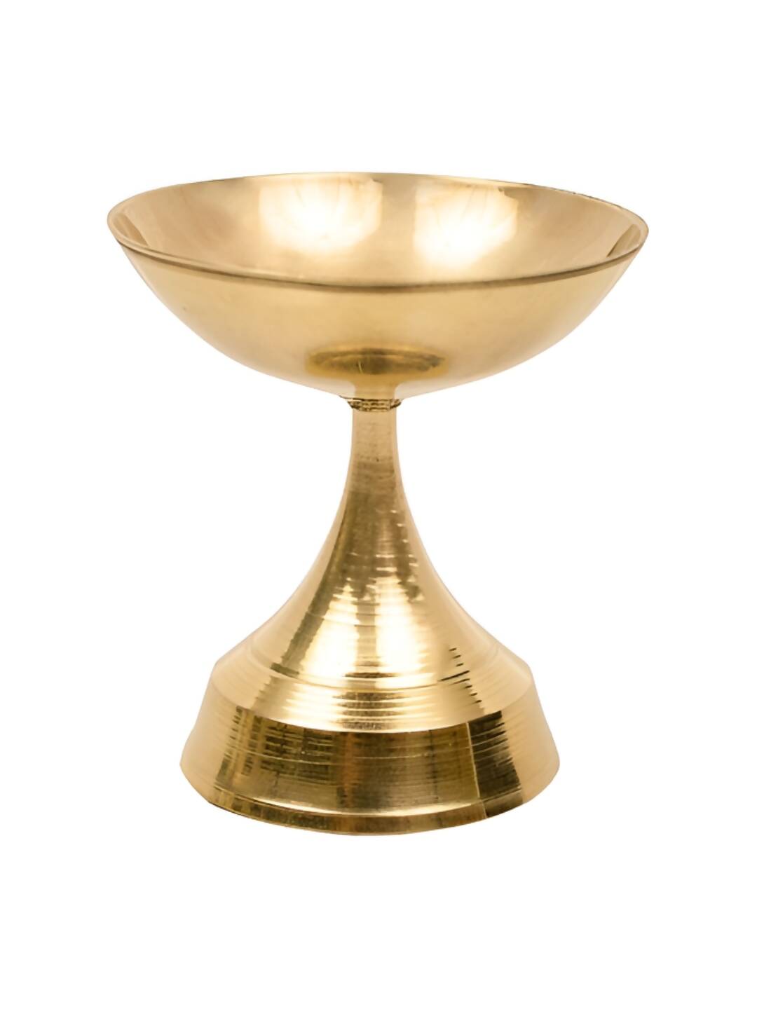Spillbox Gold-Toned Brass Niranjan Small Deep Pooja Essential - Distacart