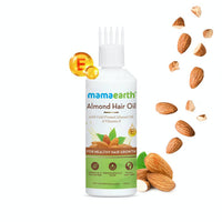 Thumbnail for Mamaearth Almond Hair Oil with Cold Pressed Almond Oil & Vitamin E