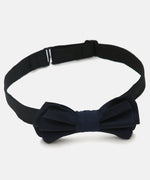 Thumbnail for Manet Boys Solid Double Layer Bow - Navy - Distacart