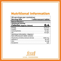 Thumbnail for Boldfit Natural Vitamin C 1000mg Effervescent Tablets (Orange Flavor) - Distacart