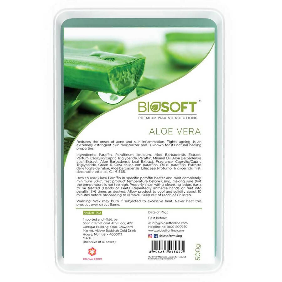 Biosoft Aloe Vera Paraffin Wax - Distacart