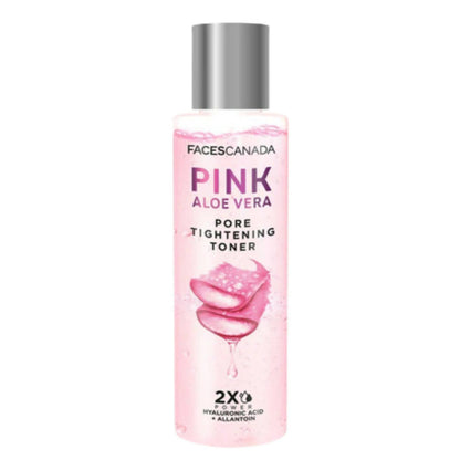 Faces Canada Pink Aloe Vera Pore Tightening Toner - Distacart