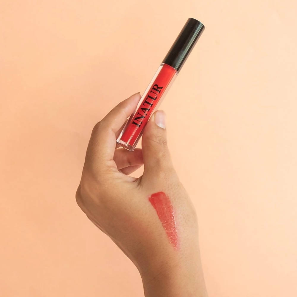 Inatur Lip Gloss L7 Cherry Red