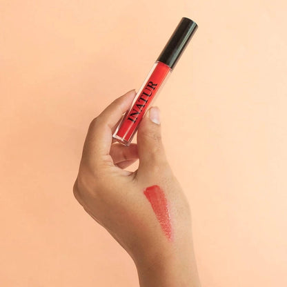 Inatur Lip Gloss L7 Cherry Red