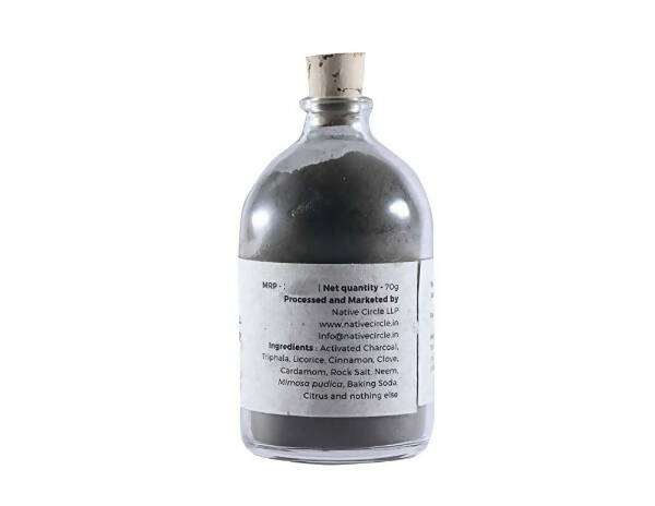 Native Circle Activated Charcoal Tooth Powder - Distacart