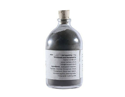 Native Circle Activated Charcoal Tooth Powder - Distacart