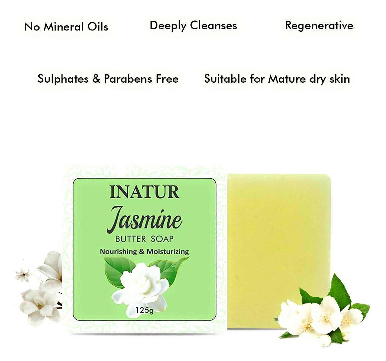 Inatur Jasmin Butter Soap - Distacart