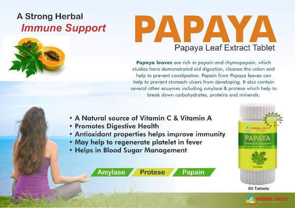 Papaya Immunity Support Tablets