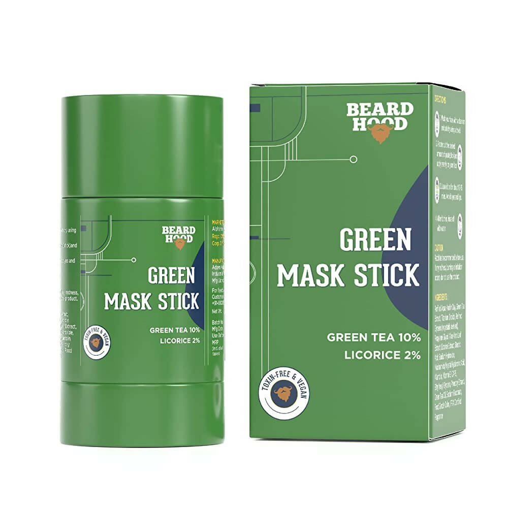 Beardhood Green Tea Cleansing Mask Stick for Face - Distacart