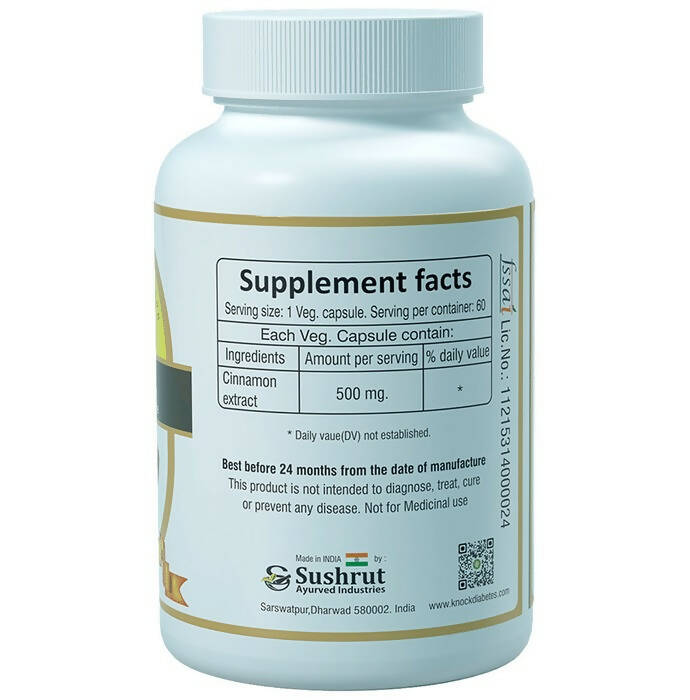 Sushrut Ayurved Good Health Cinnamon Veg Capsules - Distacart