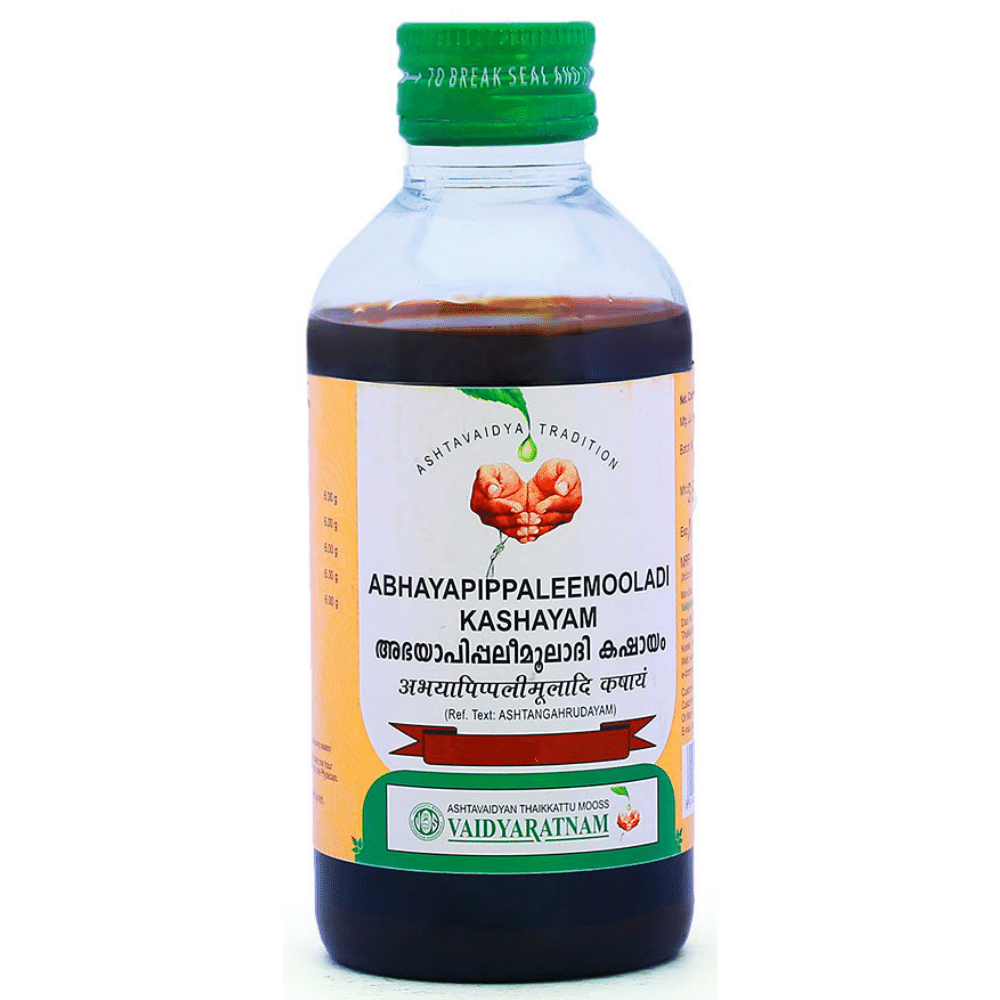 Vaidyaratnam Abhayapippaleemooladi Kashayam 200 ml