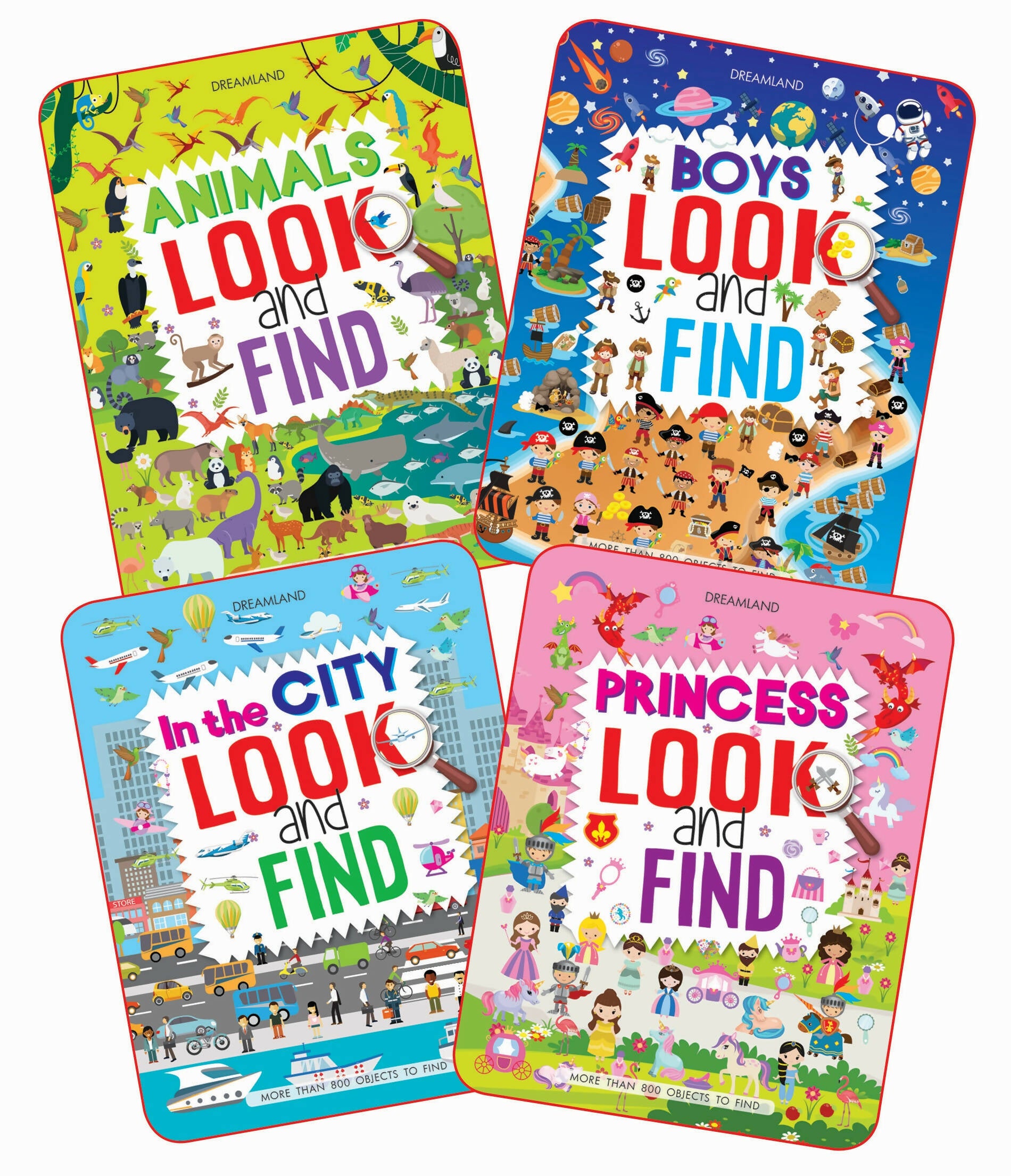 Dreamland Look and Find Series (A set of 4 Books) - Distacart