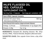 Thumbnail for Inlife Flaxseed Oil Capsules Without Gelatin