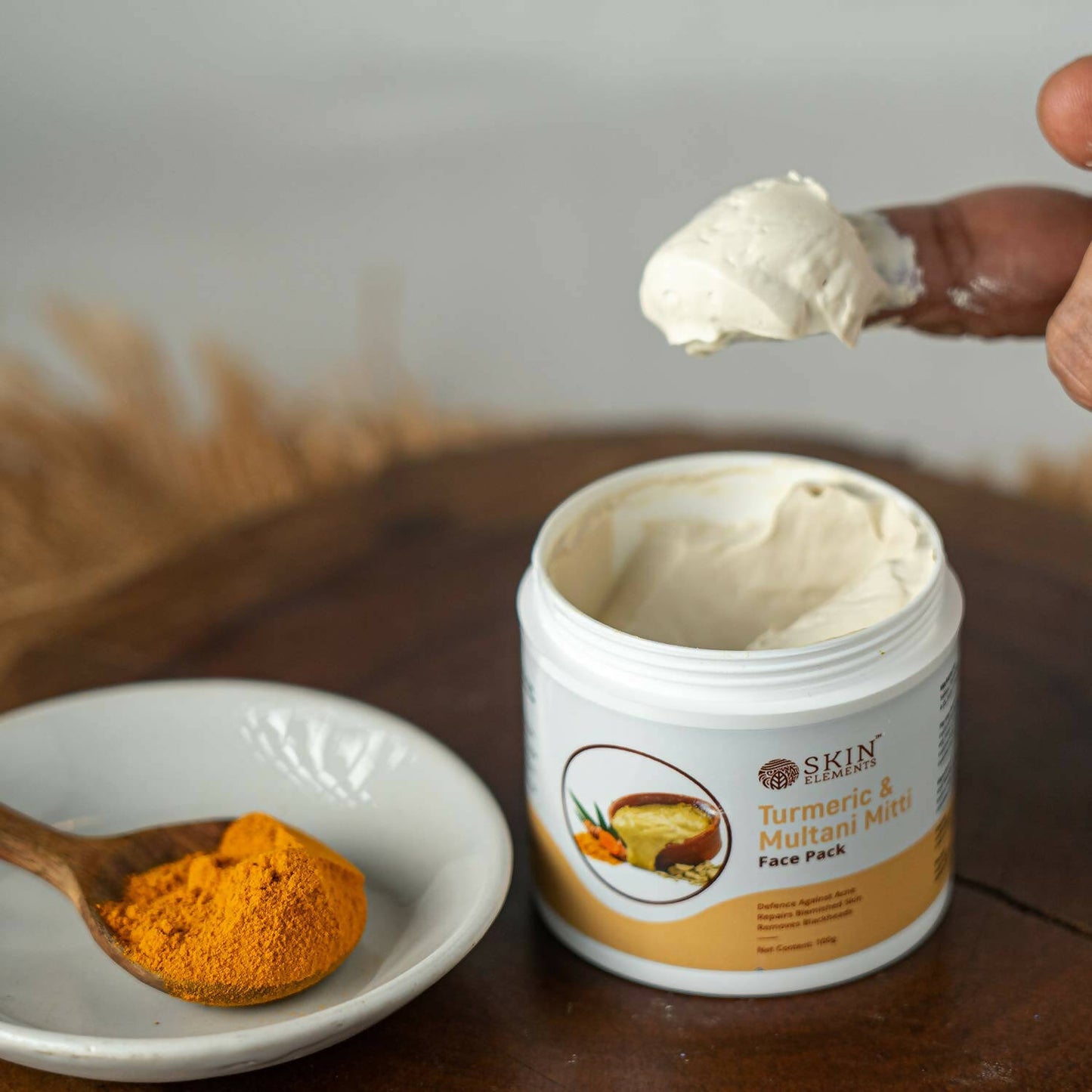 Skin Elements Turmeric and Multani Mitti Face Pack - Distacart