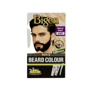 Bigen Mens Beard Colour Natural Black B101 - Distacart