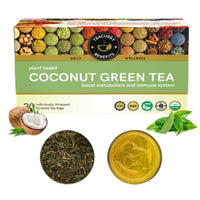 Thumbnail for Teacurry Coconut Green Tea Bags - Distacart