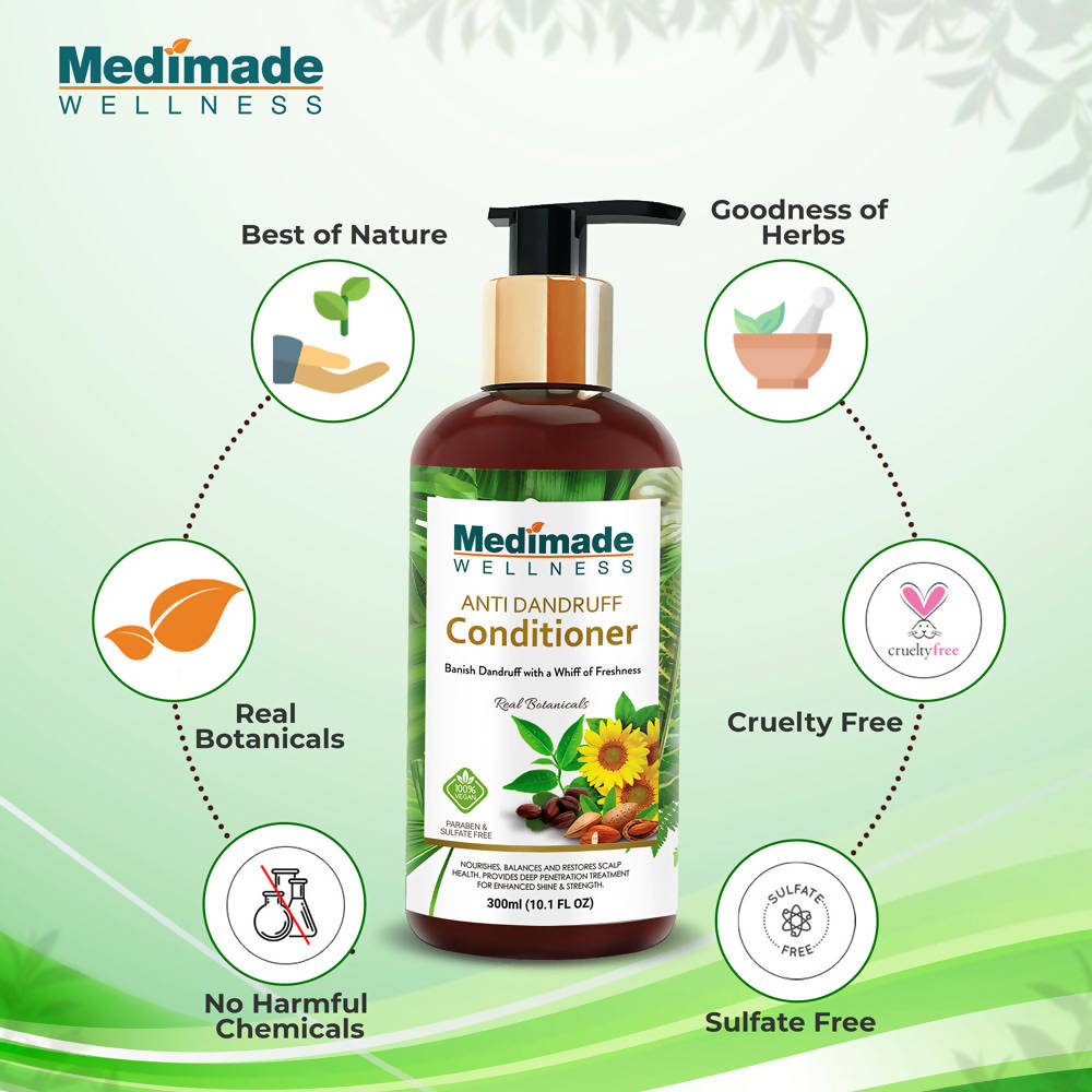 Medimade Wellness Anti Dandruff Hair Conditioner - Distacart