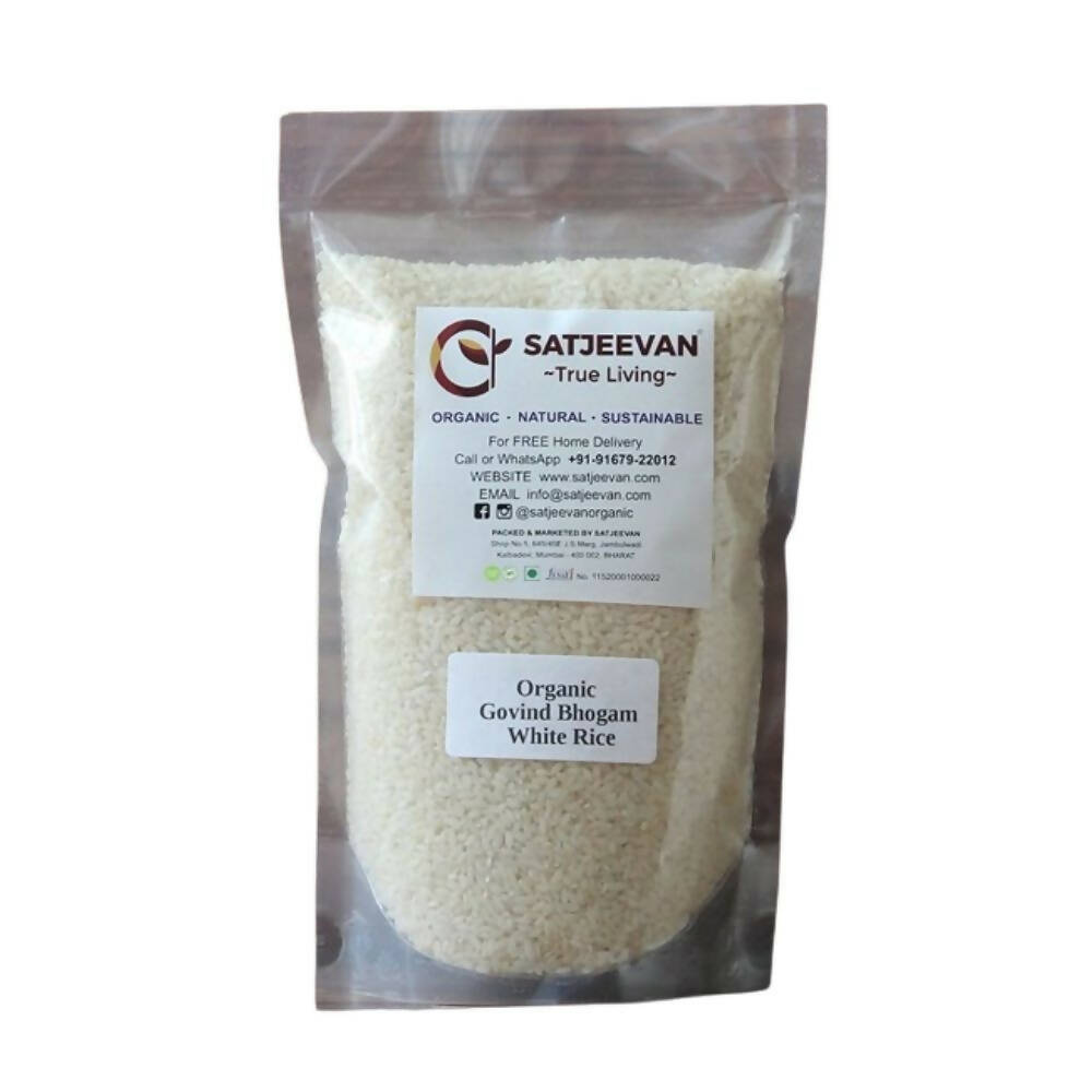 Satjeevan Organic Govind Bhogham White Rice - Distacart