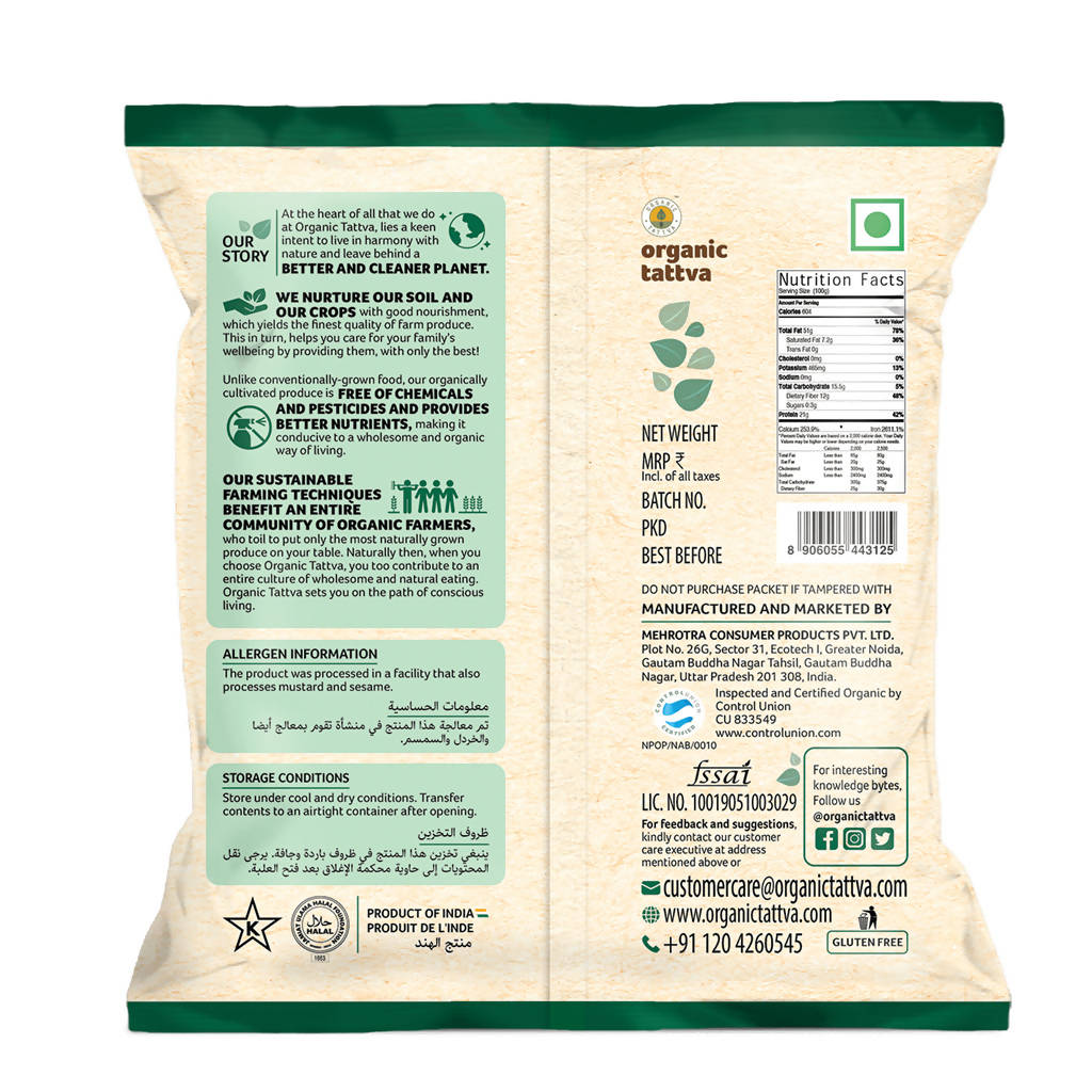 Organic Tattva White Sesame