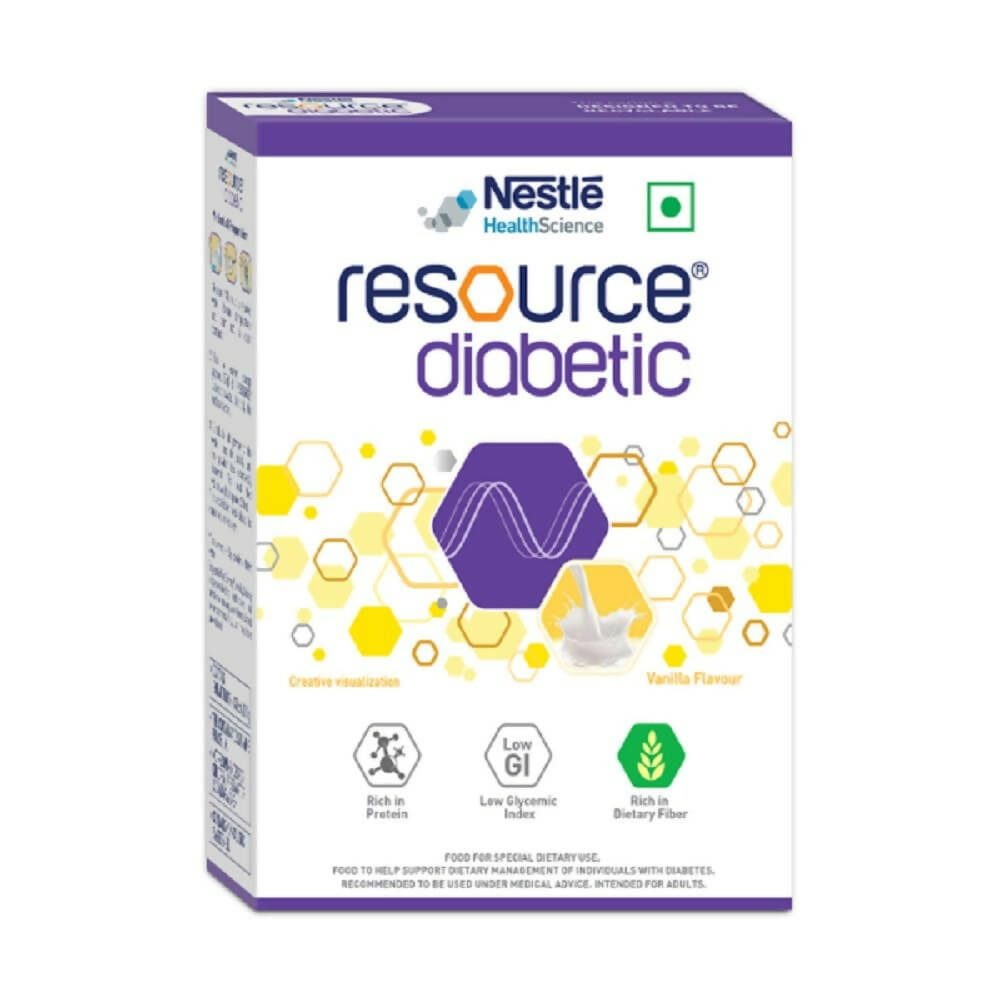 Nestle Resource Diabetic Protein Powder - Vanilla Flavor - Distacart