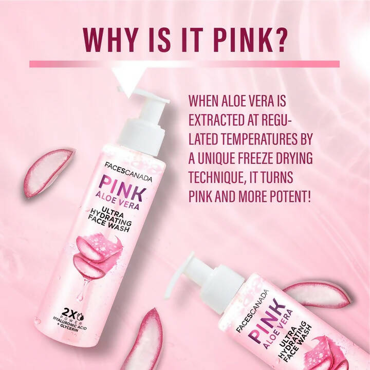Faces Canada Pink Aloe Vera Ultra Hydrating Face Wash - Distacart