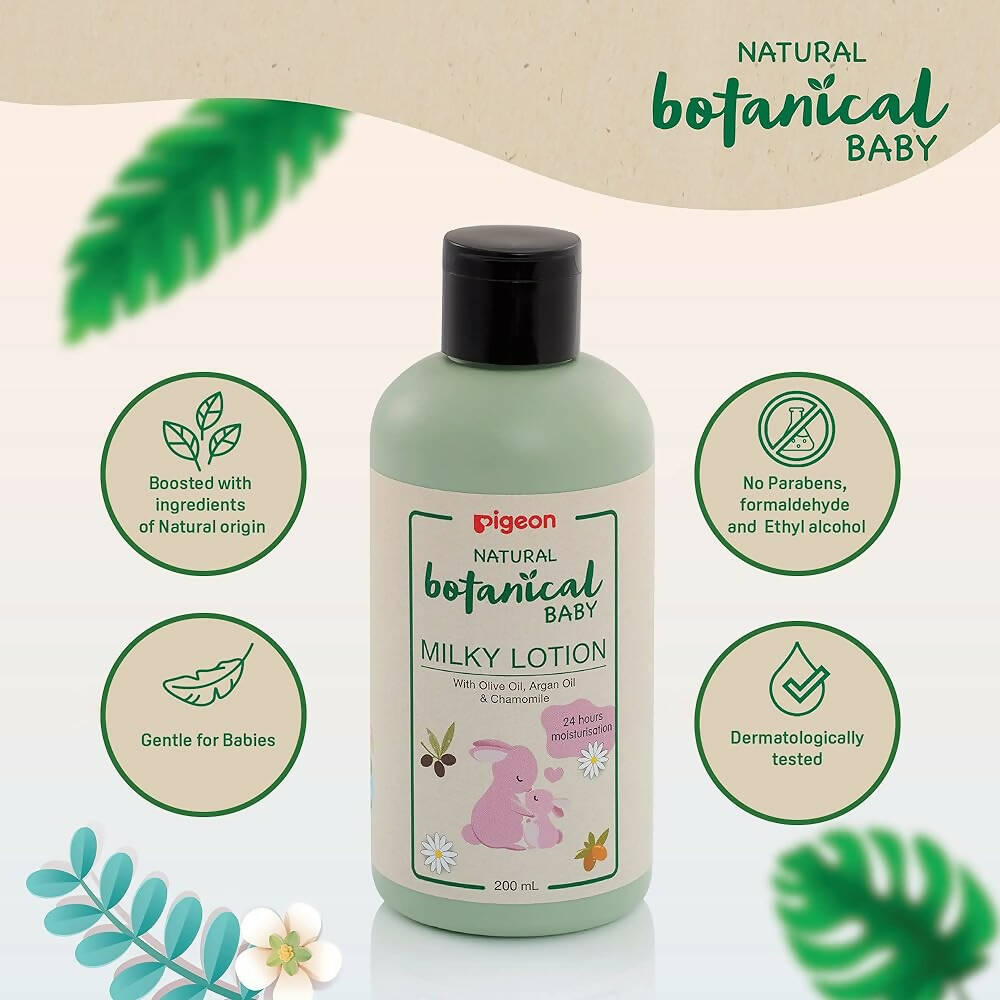 Pigeon Natural Botanical Baby Milky Lotion - Distacart