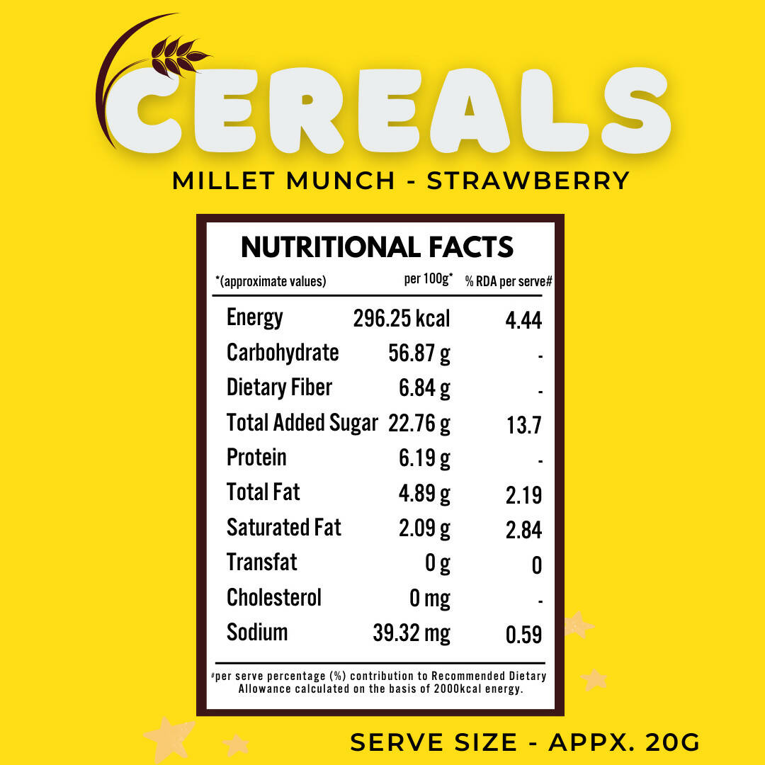 Born Reborn Strawberry Millet Munch - Milky Way Crunch - Distacart
