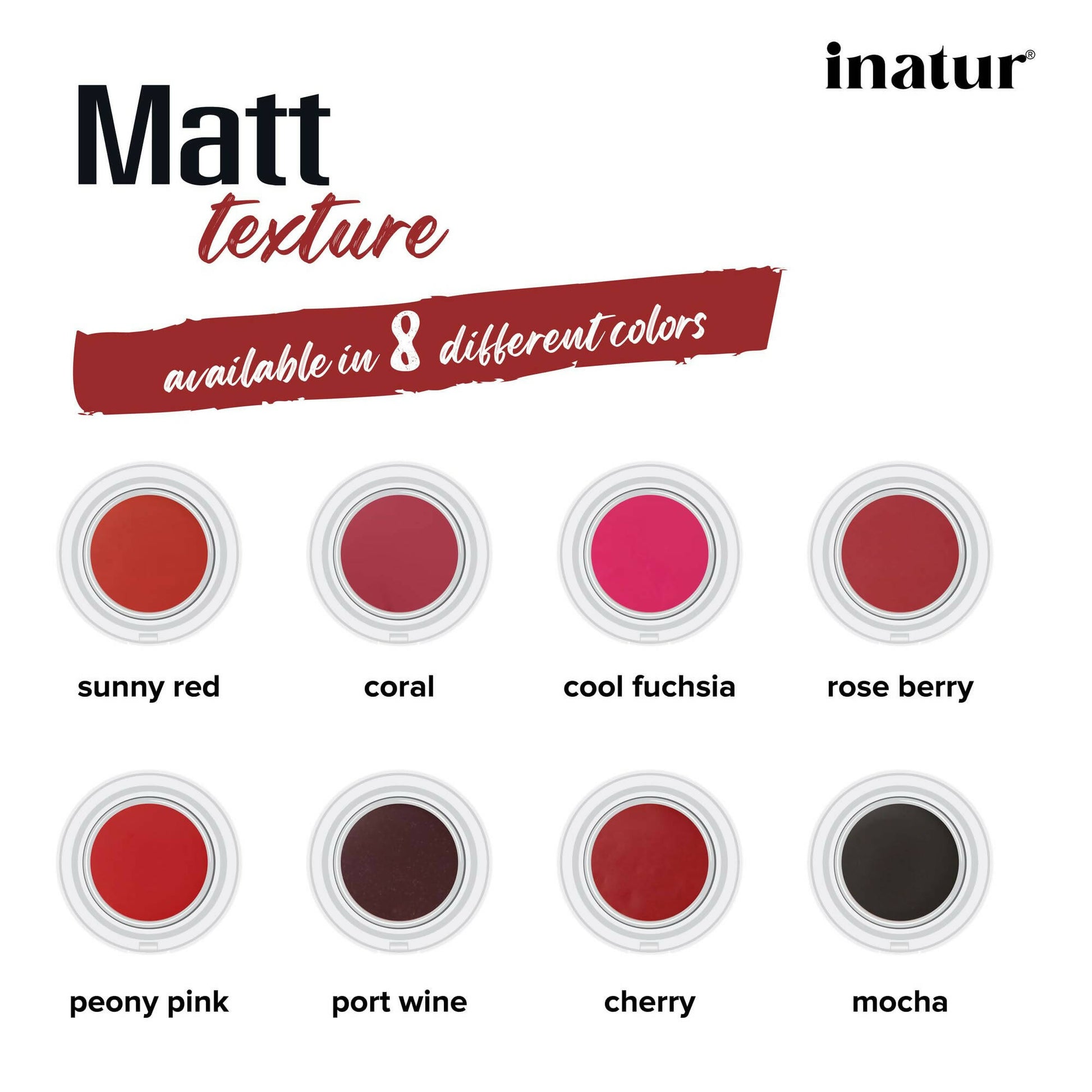 Inatur Lip and Cheek Tint Cherry - Distacart