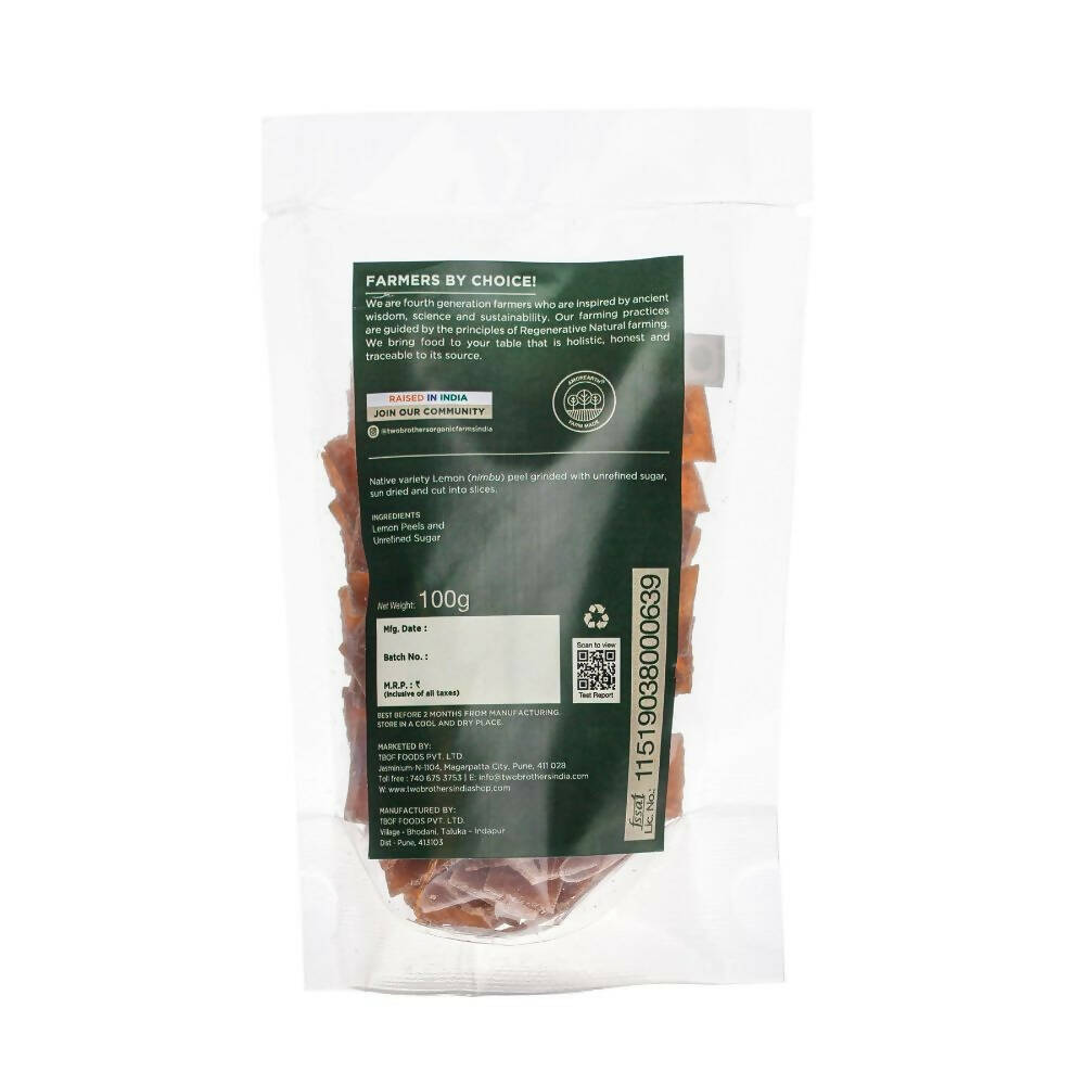 Two Brothers Organic Farms Lemon Slices Snack, Sundried - Distacart