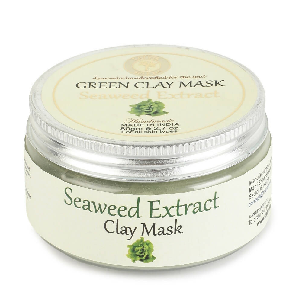 Tatvik Ayurveda Green Clay Mask – Seaweed Extract - Distacart