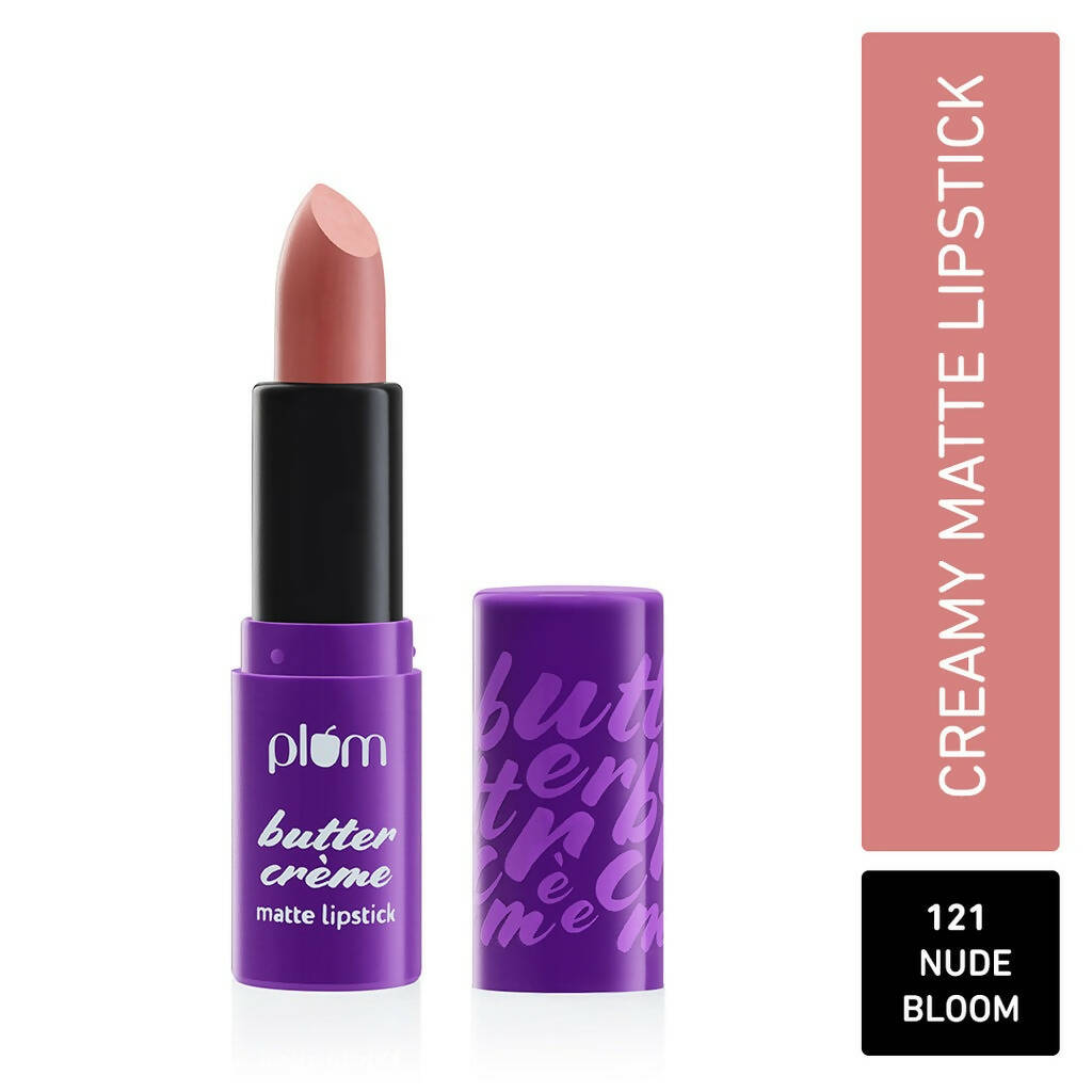 Plum Butter Crème Matte Lipstick Nude Bloom - 121 (Pink Nude) - Distacart