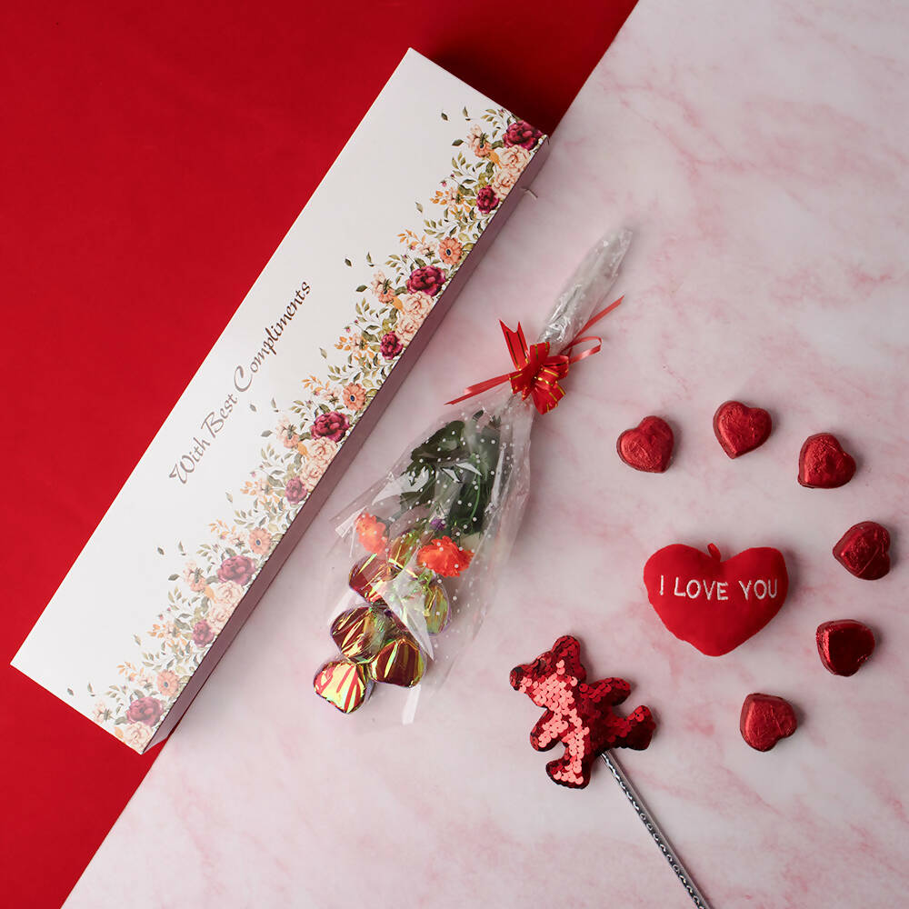 Dibha Ruchoks Valentines Special Heart Shape Chocolates Bouquet - Distacart
