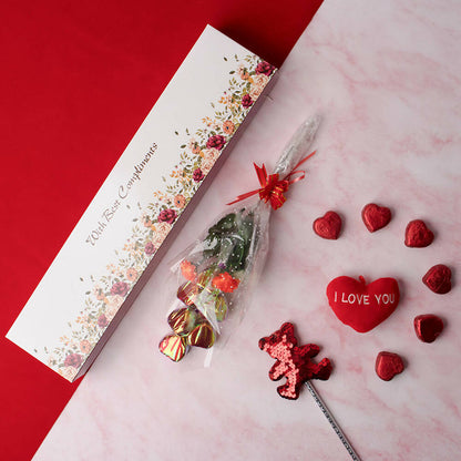 Dibha Ruchoks Valentines Special Heart Shape Chocolates Bouquet - Distacart