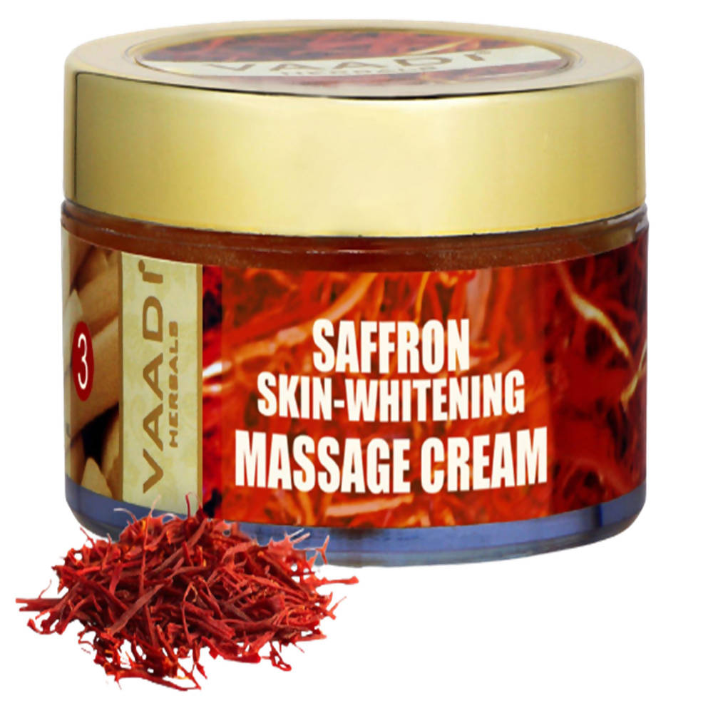 Vaadi Herbals Saffron Skin Whitening Massage Cream - Distacart