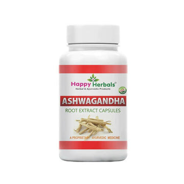 Happy Herbals Ashwagandha Capsules - Distacart