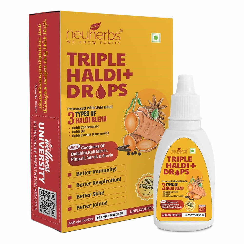 Neuherbs Triple Haldi Plus Drops - Distacart