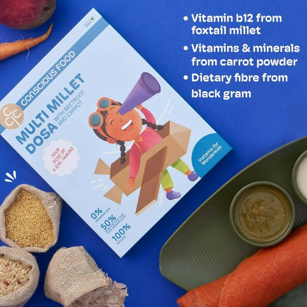 Conscious Food Multi Millet Dosa - Distacart