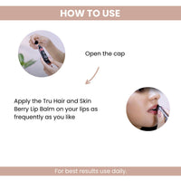 Thumbnail for Tru Hair & Skin Berry Lip Balm With SPF 15 - Distacart