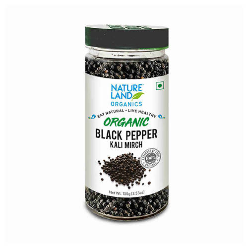 Nature Land Organics Black Pepper (kali Mirch) - Distacart