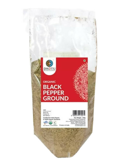 Dhatu Organics & Naturals Black Pepper Powder - Distacart