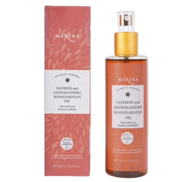 Mantra Herbal Saffron & Ashwagandha Mahanarayan Oil - Distacart