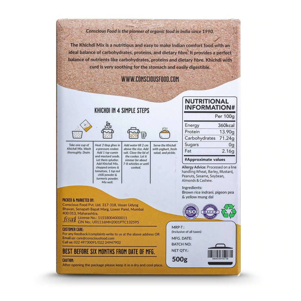 Conscious Food Khichdi Mix