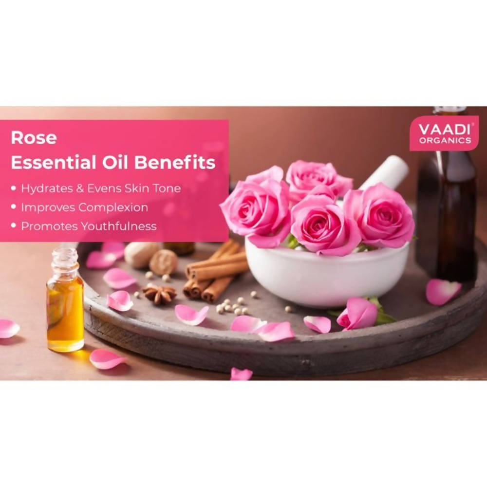 Vaadi Herbals Rose Oil Therapeutic Grade - Distacart