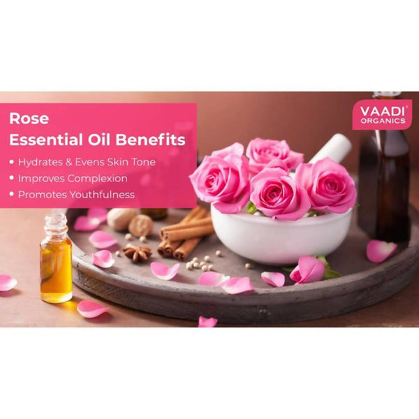 Vaadi Herbals Rose Oil Therapeutic Grade - Distacart